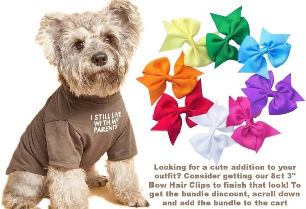 Cute Dog Clothes,Dog T Shirt for Medium Dogs.Dog Clothes for Small Dogs Girl Boy,Puppy.Breathable Soft Dog Costume for Pet Dogs Cats, Pet Pullover Jumper, Cat Clothes (L-(10~17lb), Chest~18", Khaki)