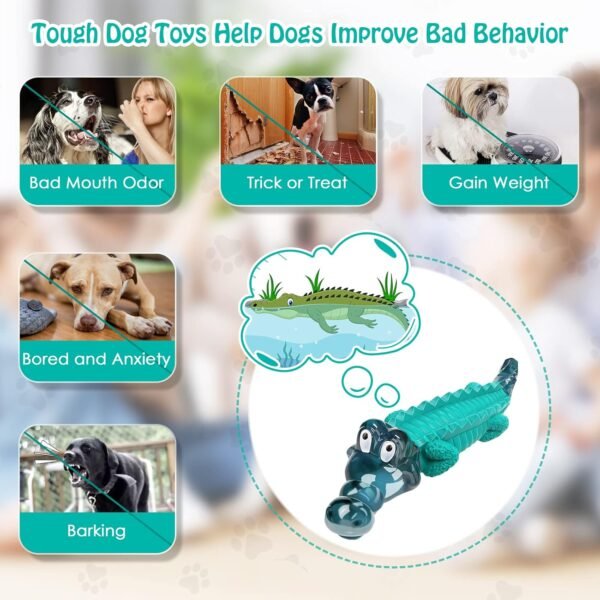 Dog Toys for Aggresive Chewers - Tough, Indestructible Dog Toys for Large, Medium,Small Breed to Keep Them Busy