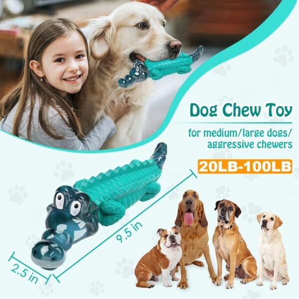 Dog Toys for Aggresive Chewers - Tough, Indestructible Dog Toys for Large, Medium,Small Breed to Keep Them Busy