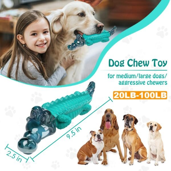 Dog Toys for Aggresive Chewers - Tough, Indestructible Dog Toys for Large, Medium,Small Breed to Keep Them Busy