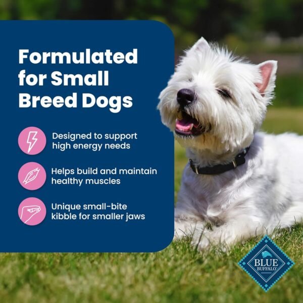 Blue Buffalo Life Protection Formula Adult Small Breed Dry Dog Food, Supports High Energy Needs, Made with Natural Ingredients, Chicken & Brown Rice Recipe, 5-lb. Bag