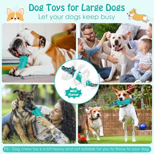 Dog Toys for Aggresive Chewers - Tough, Indestructible Dog Toys for Large, Medium,Small Breed to Keep Them Busy