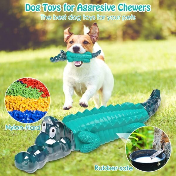 Dog Toys for Aggresive Chewers - Tough, Indestructible Dog Toys for Large, Medium,Small Breed to Keep Them Busy